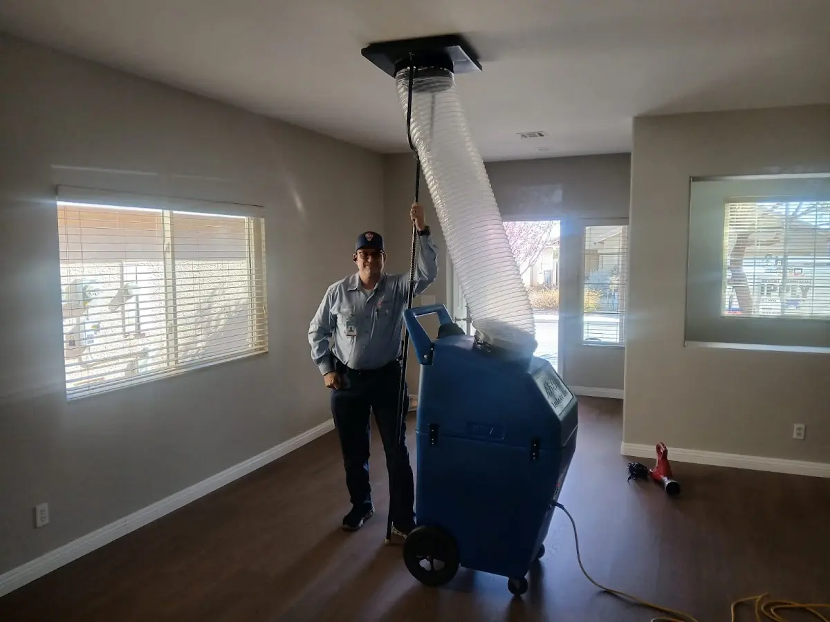 Professional Dryer Vent Cleaning work inside a Yankton home